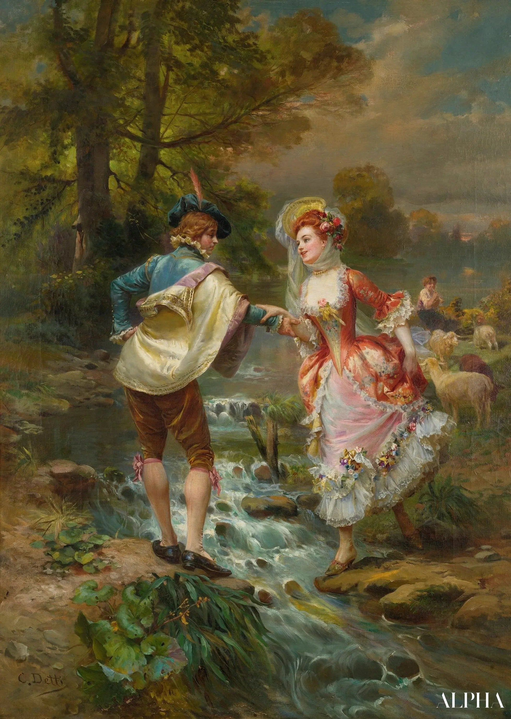 50 Berömda Tavlor av Cesare-Auguste Detti