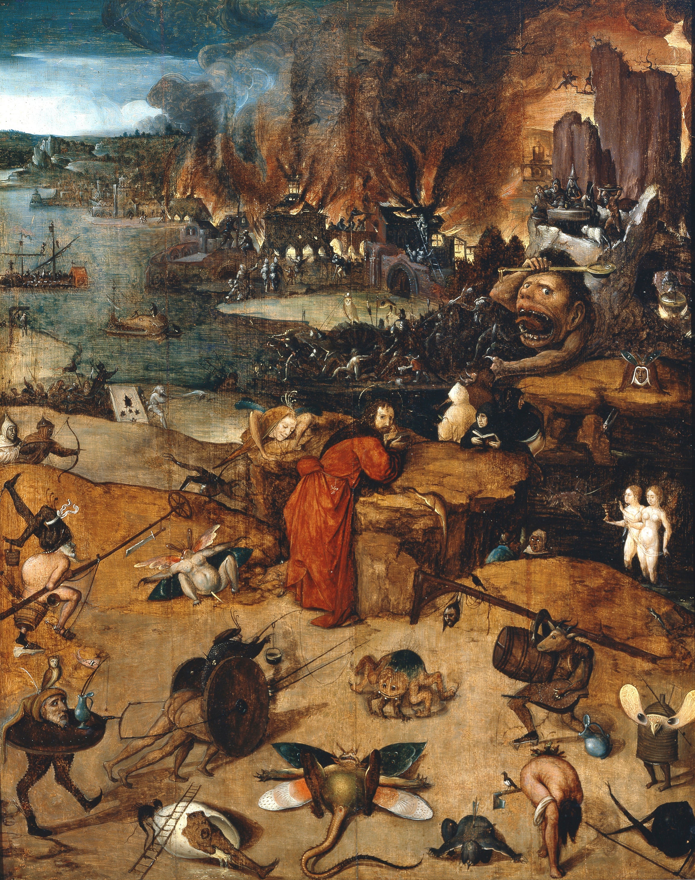 La Tentation de saint Antoine - Hieronymus Bosch