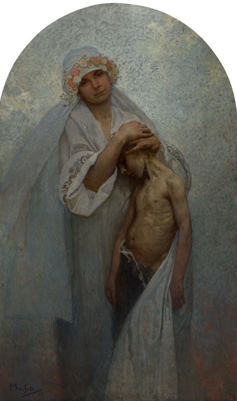 Tjeckiskt hjärta - Alphonse Mucha