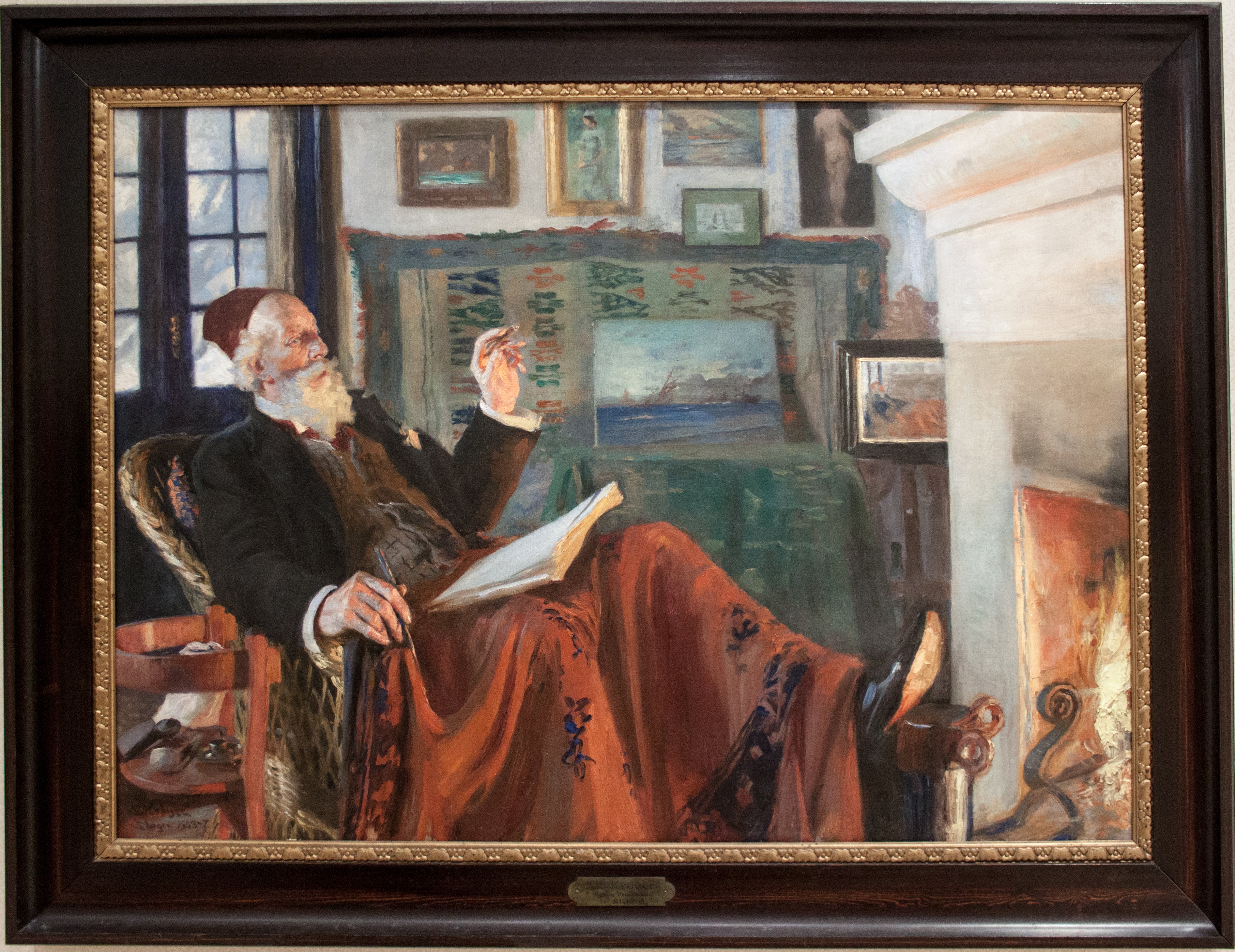 Vid elden - Peder Severin Krøyer