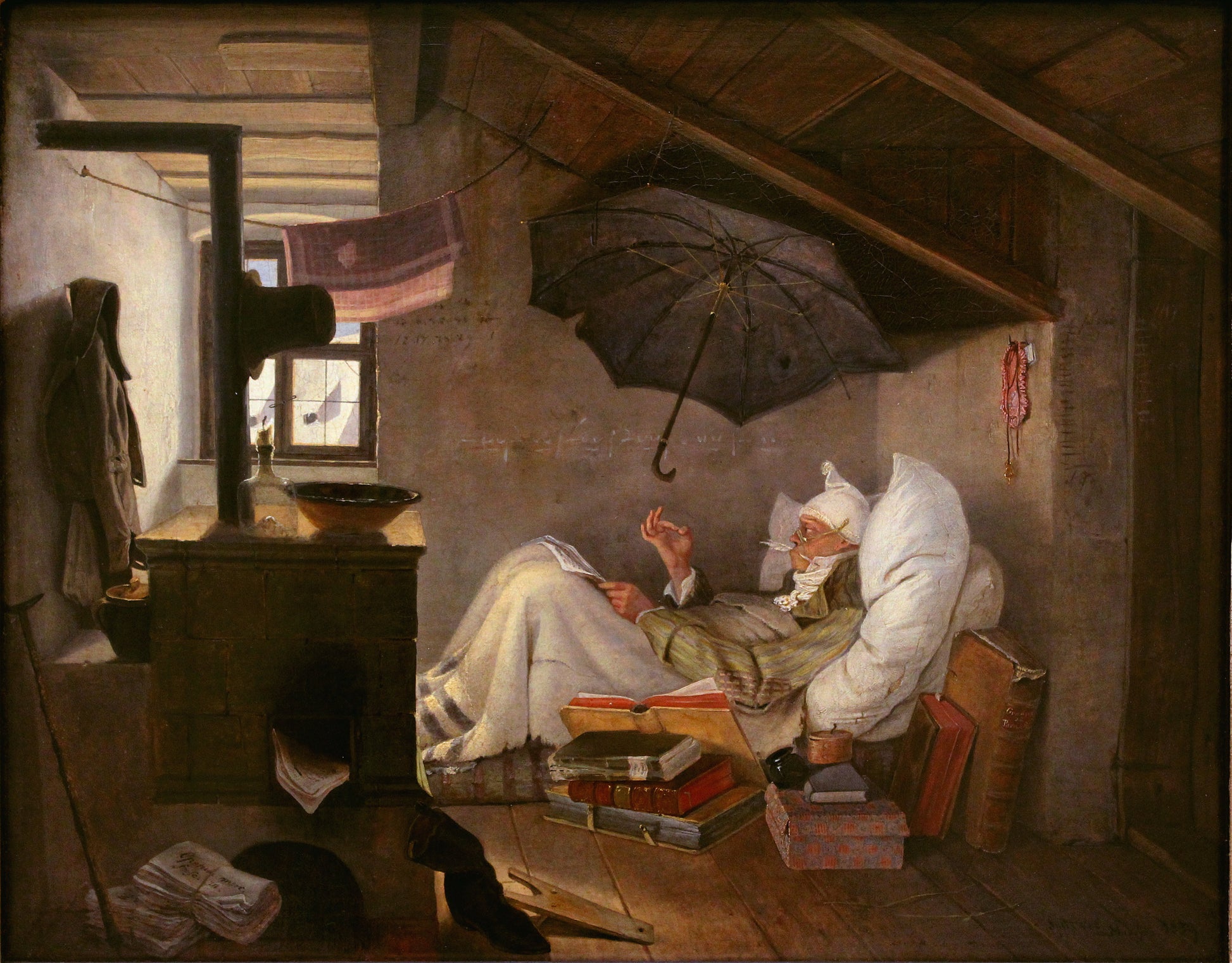 Den Fattige Poeten - Carl Spitzweg