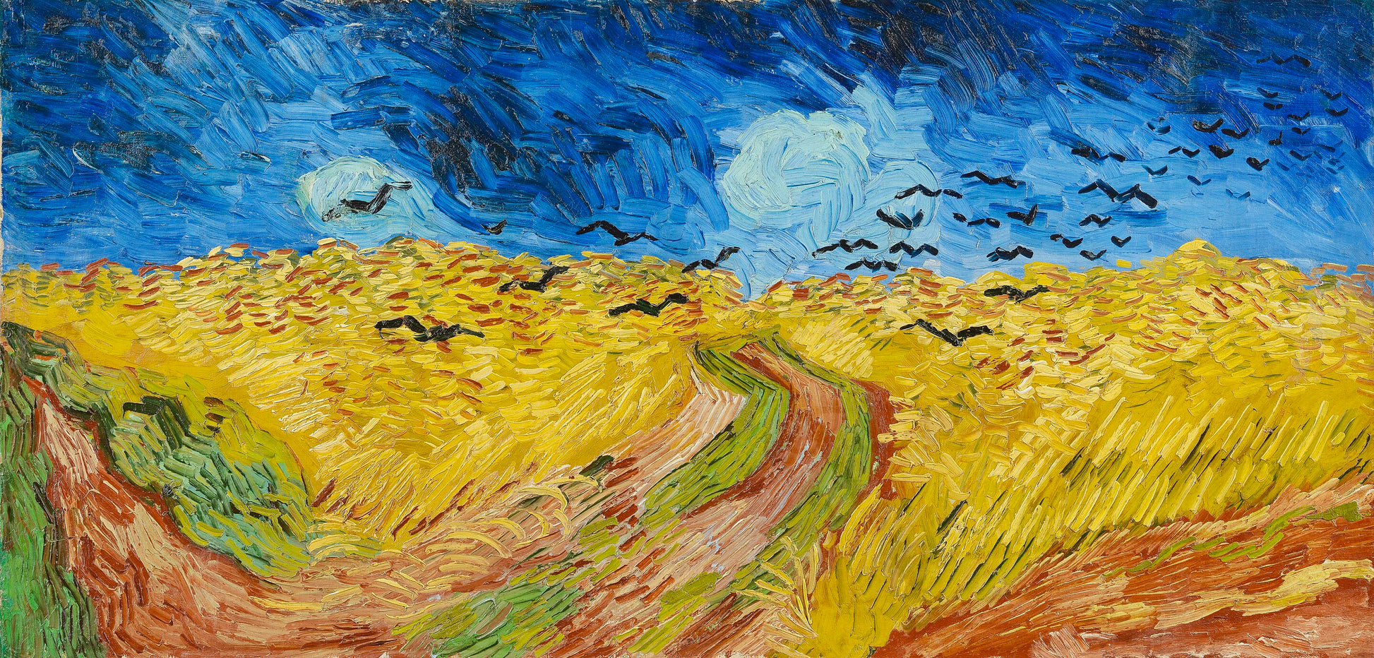 Veteåker med korpar - Vincent van Gogh