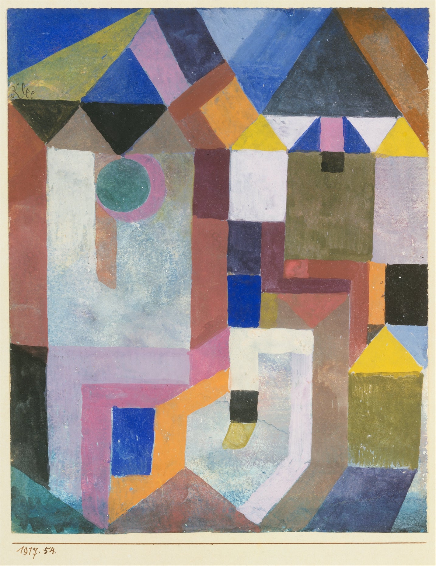 Färgglad arkitektur - Paul Klee