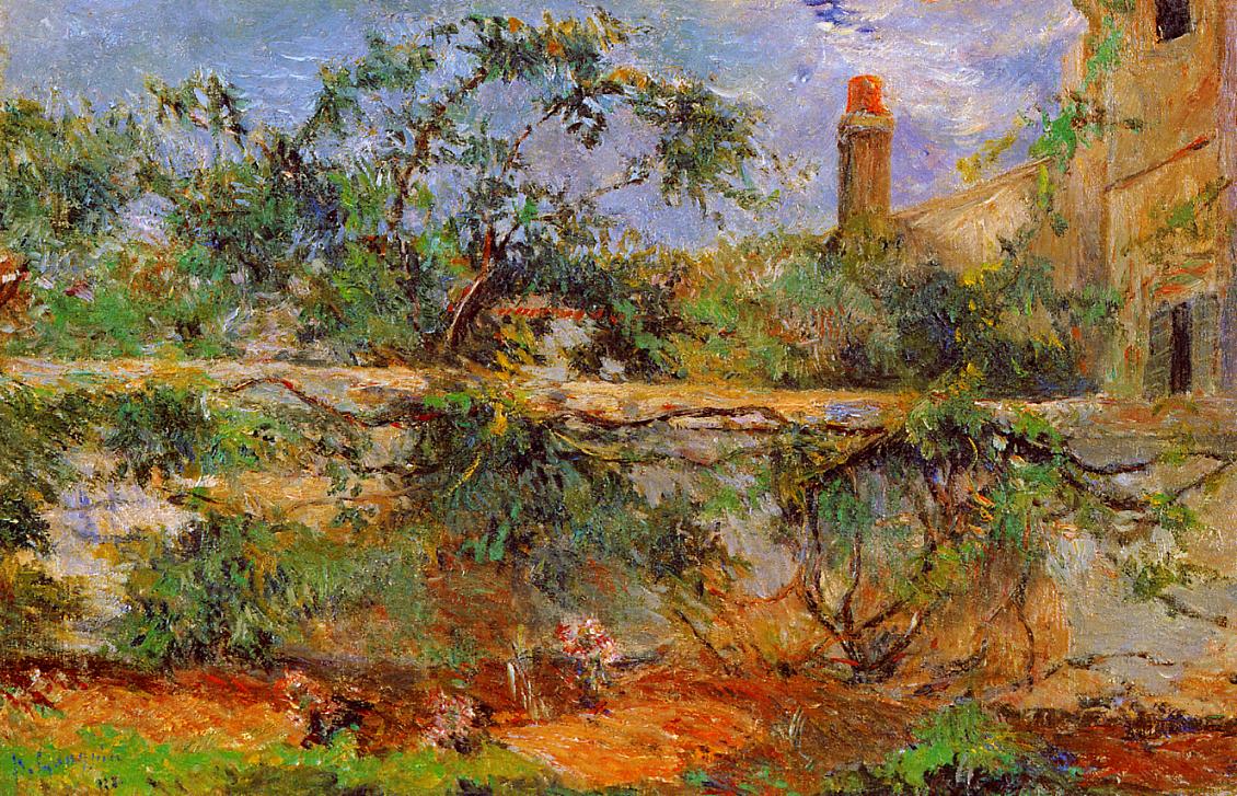 Den gemensamma väggen, eller Fruktträdgården - Paul Gauguin