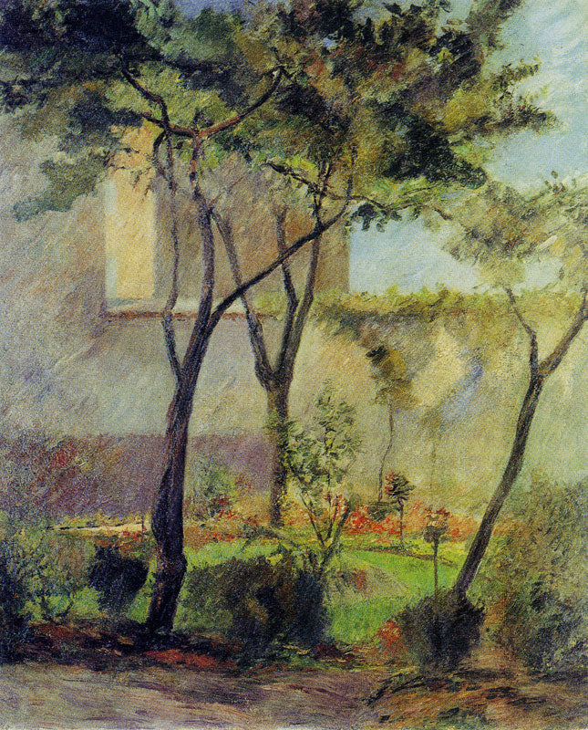 Ett hörn av trädgården, rue Carcel - Paul Gauguin