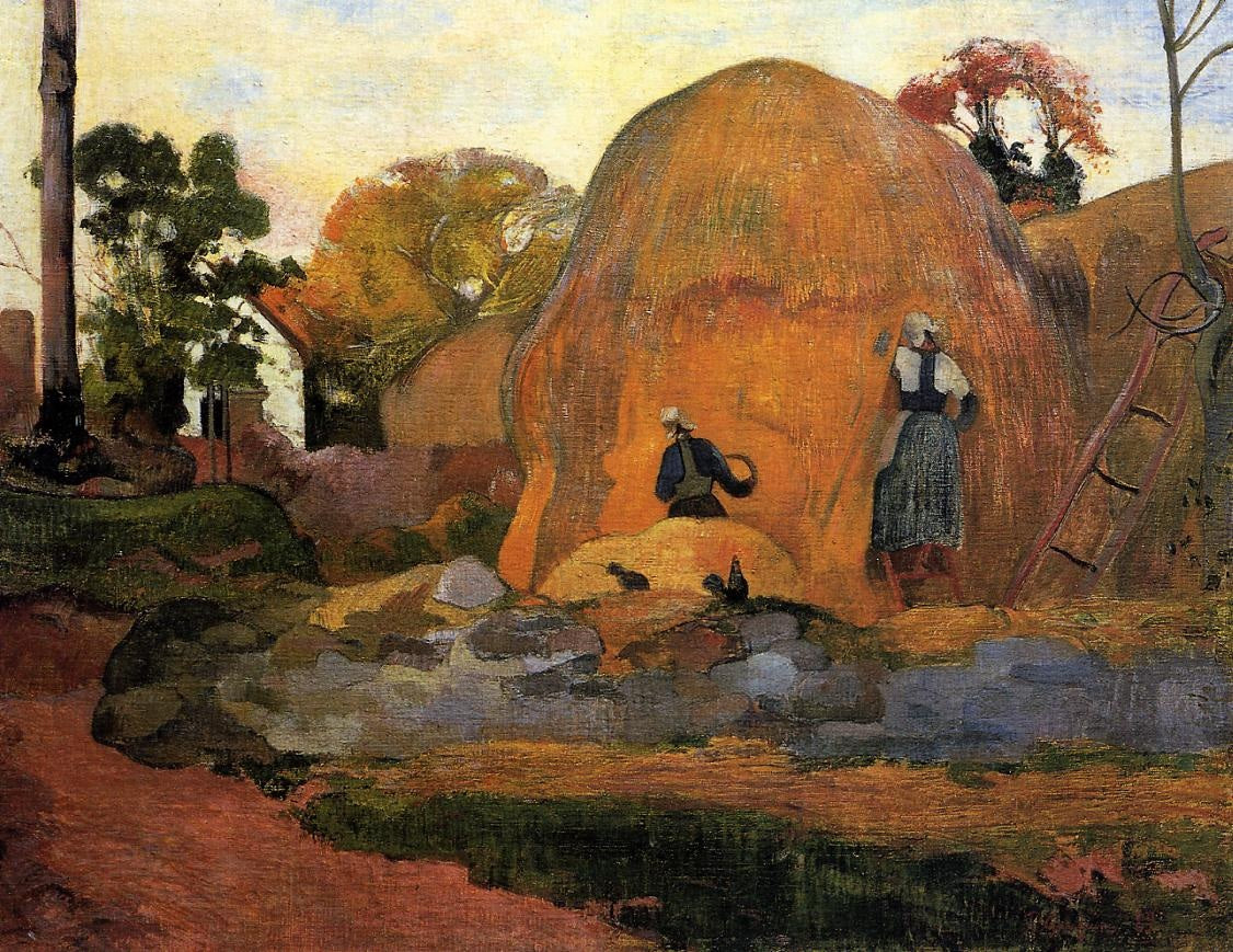 De gula högarna - Paul Gauguin