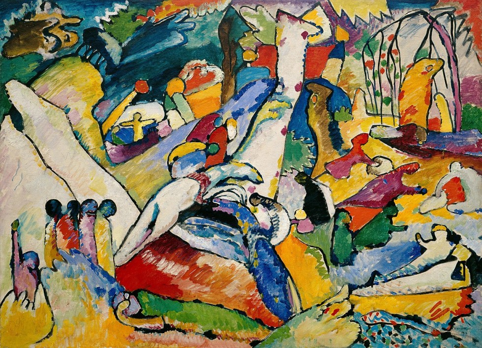 Reproduction du tableau « Esquisse pour « Composition II » - Vassily Kandinsky » par Alpha Reproduction en peinture à l’huile