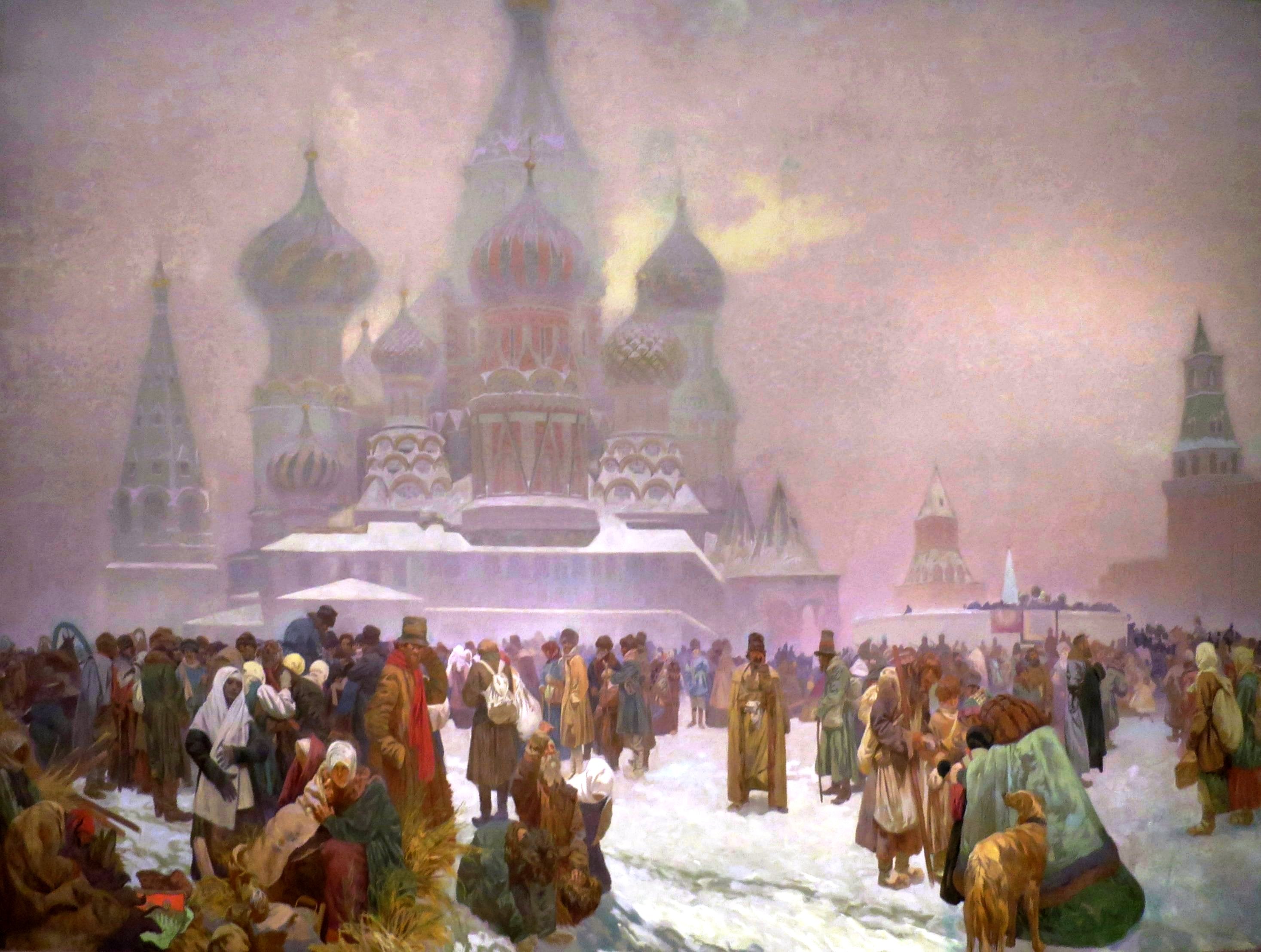 Befrielsen av de ryska bönderna - Alphonse Mucha