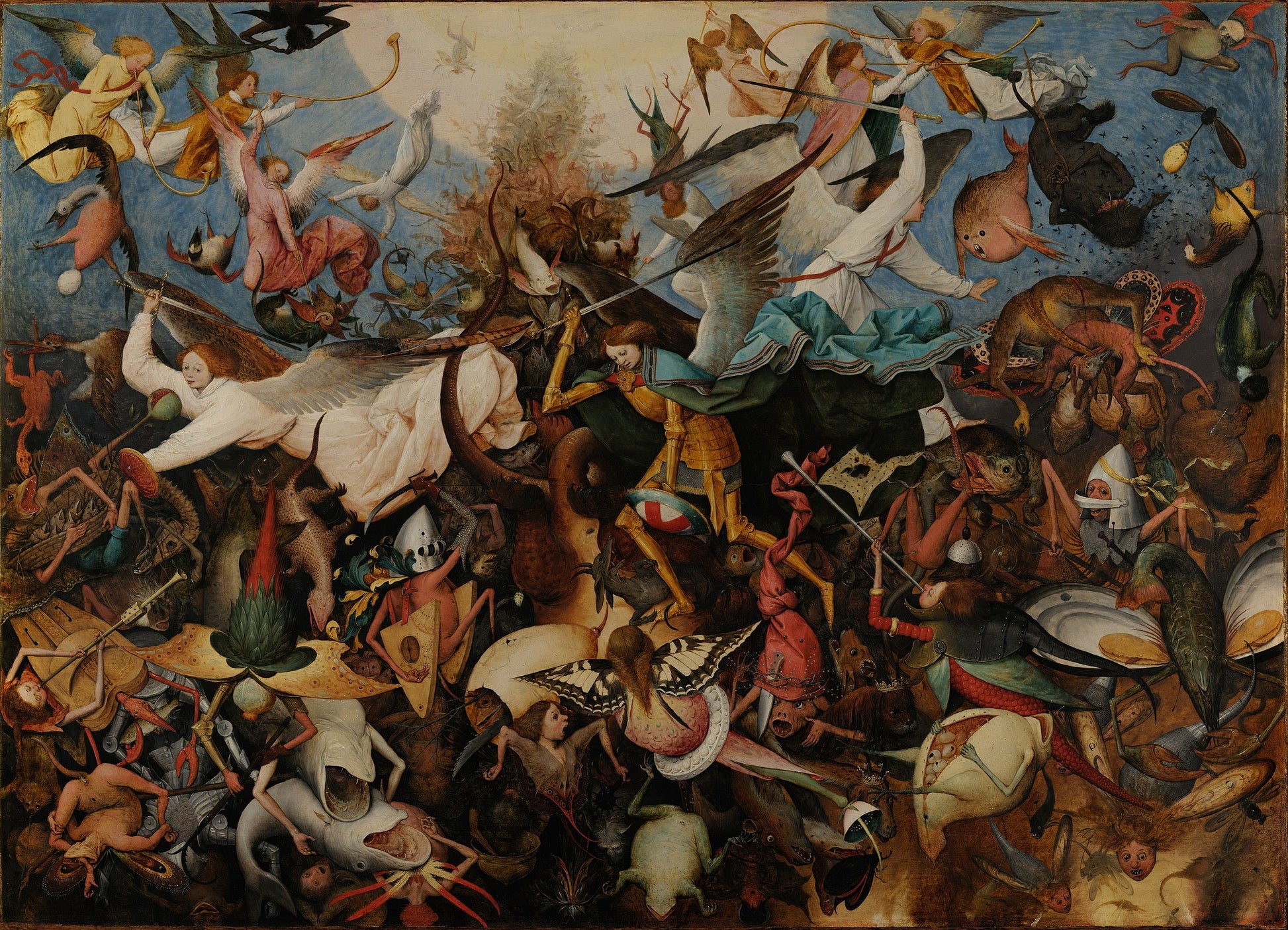 Fallet av de upproriska änglarna - Pieter Brueghel den äldre
