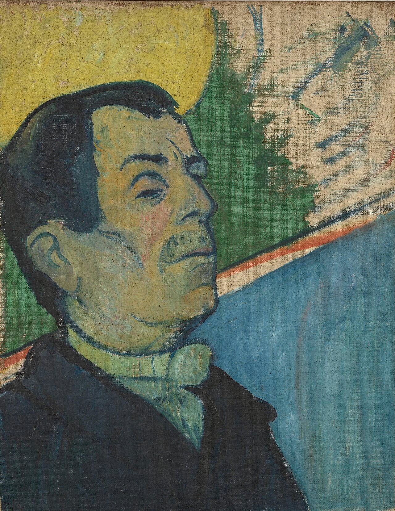 Porträtt av man - Paul Gauguin