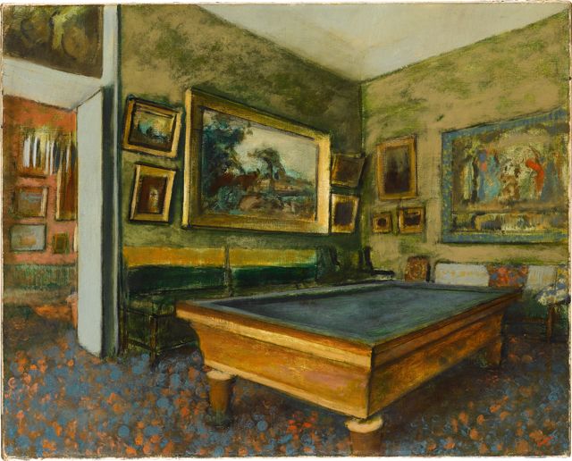 Billardrum - Edgar Degas