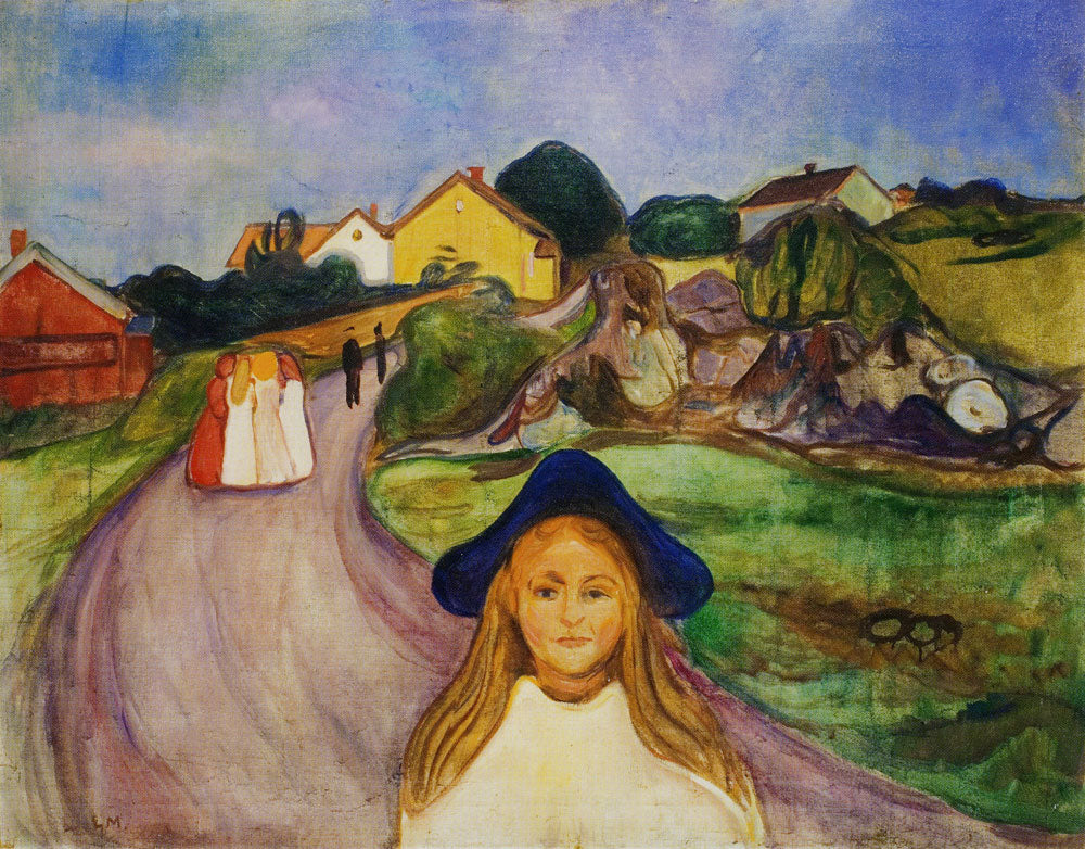 Åsgårdstrandsgatan - Edvard Munch