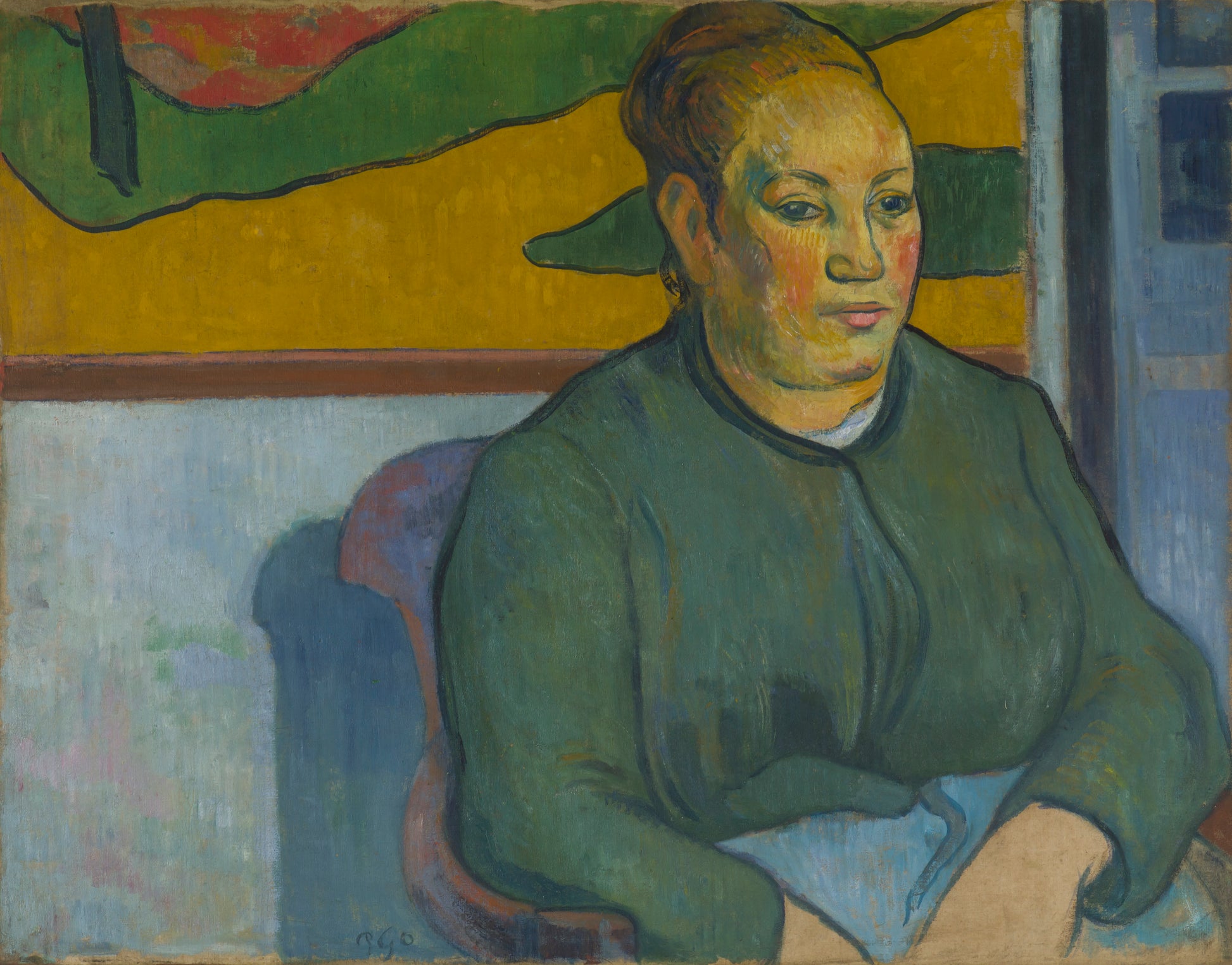 Porträtt av Madame Roulin - Paul Gauguin