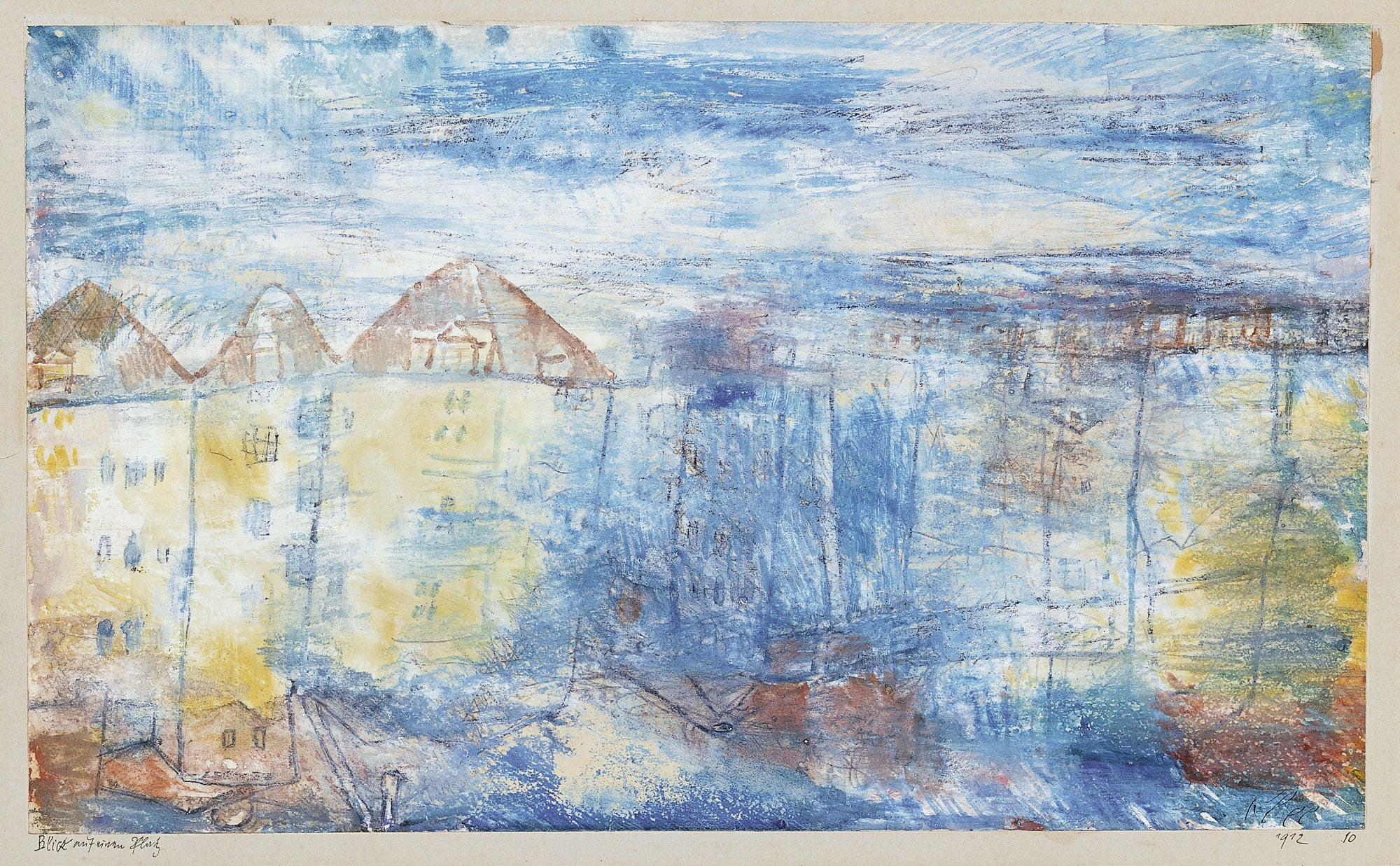 Utsikt över ett torg - Paul Klee