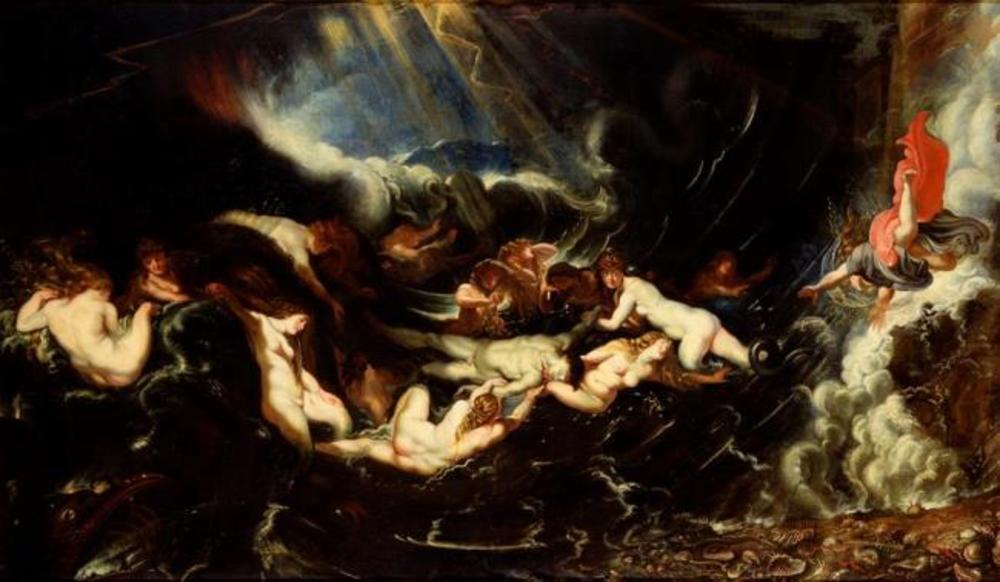 Héro och Léandre - Peter Paul Rubens