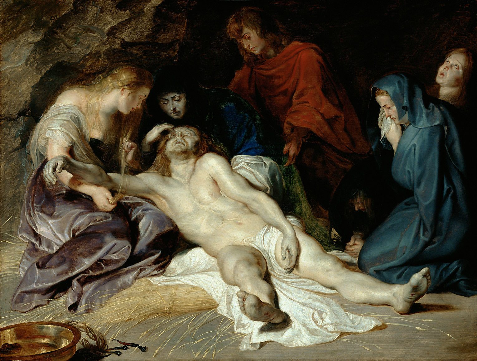 Kristi döda kropps klagan. - Peter Paul Rubens