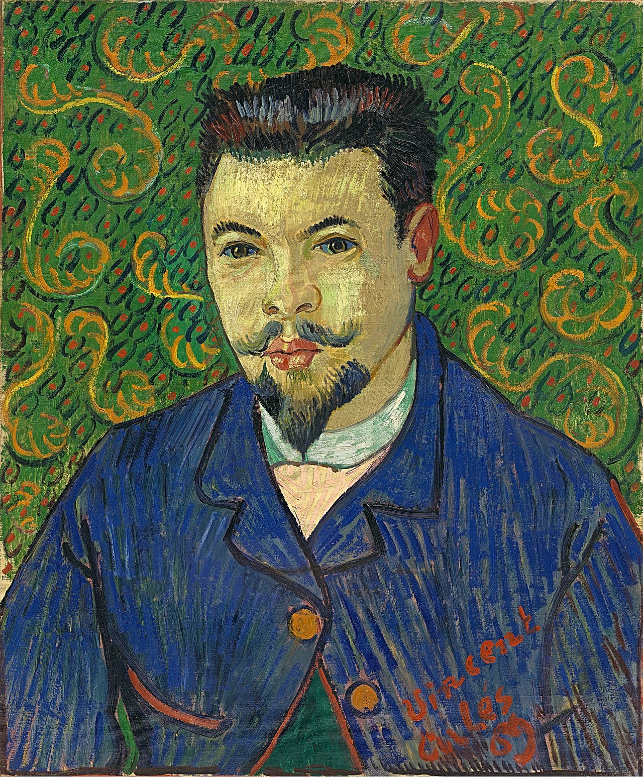 🧑⚕️ Portrait of Doctor Félix Rey – Vincent van Gogh (1889)