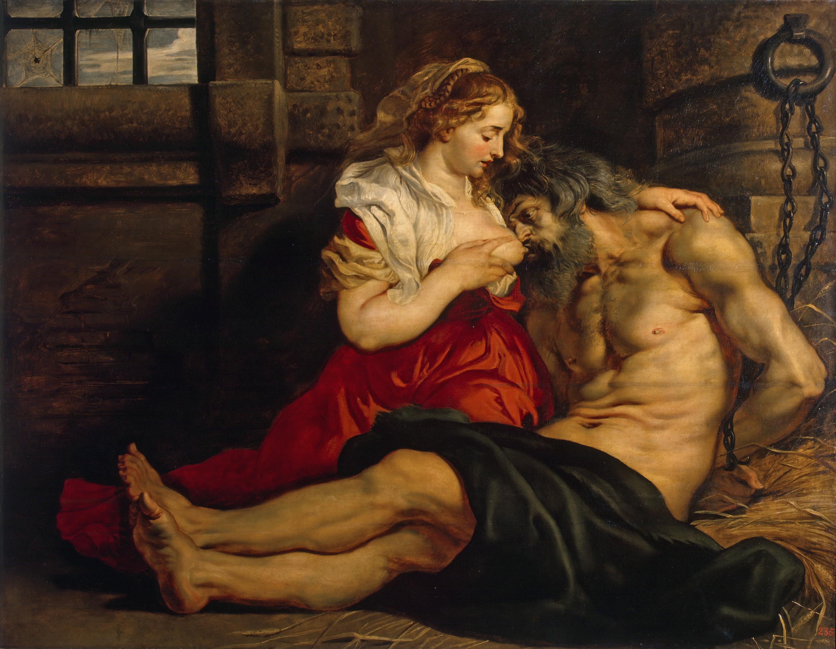 Romersk välgörenhet - Peter Paul Rubens