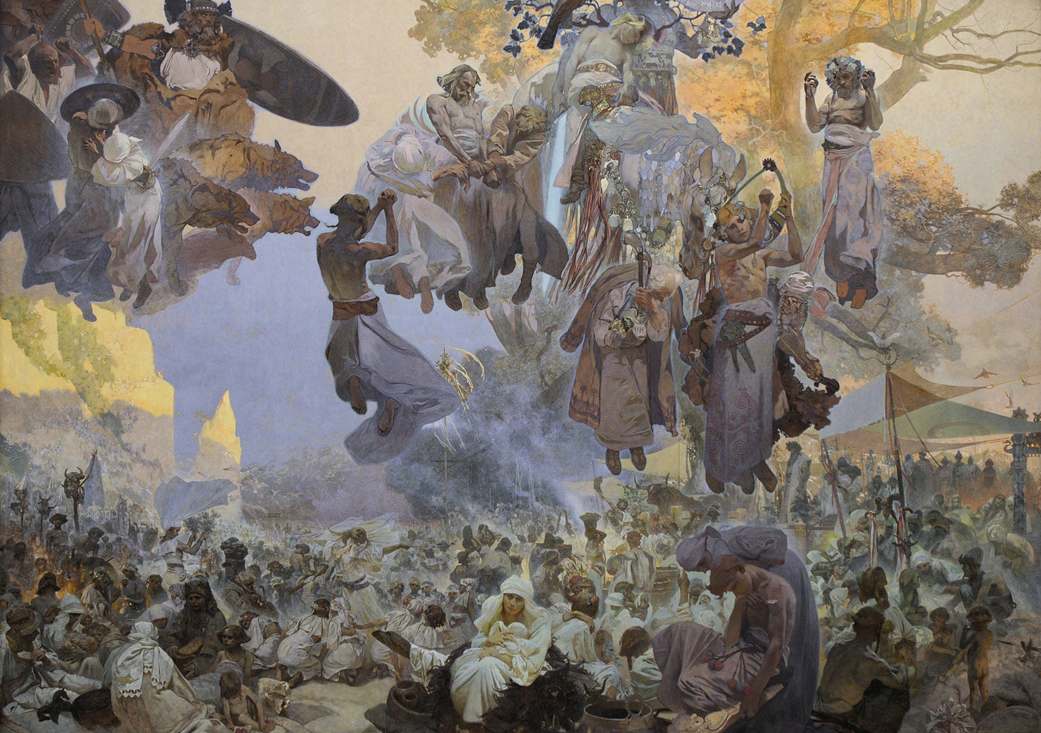 Svantovíts firande - Alphonse Mucha