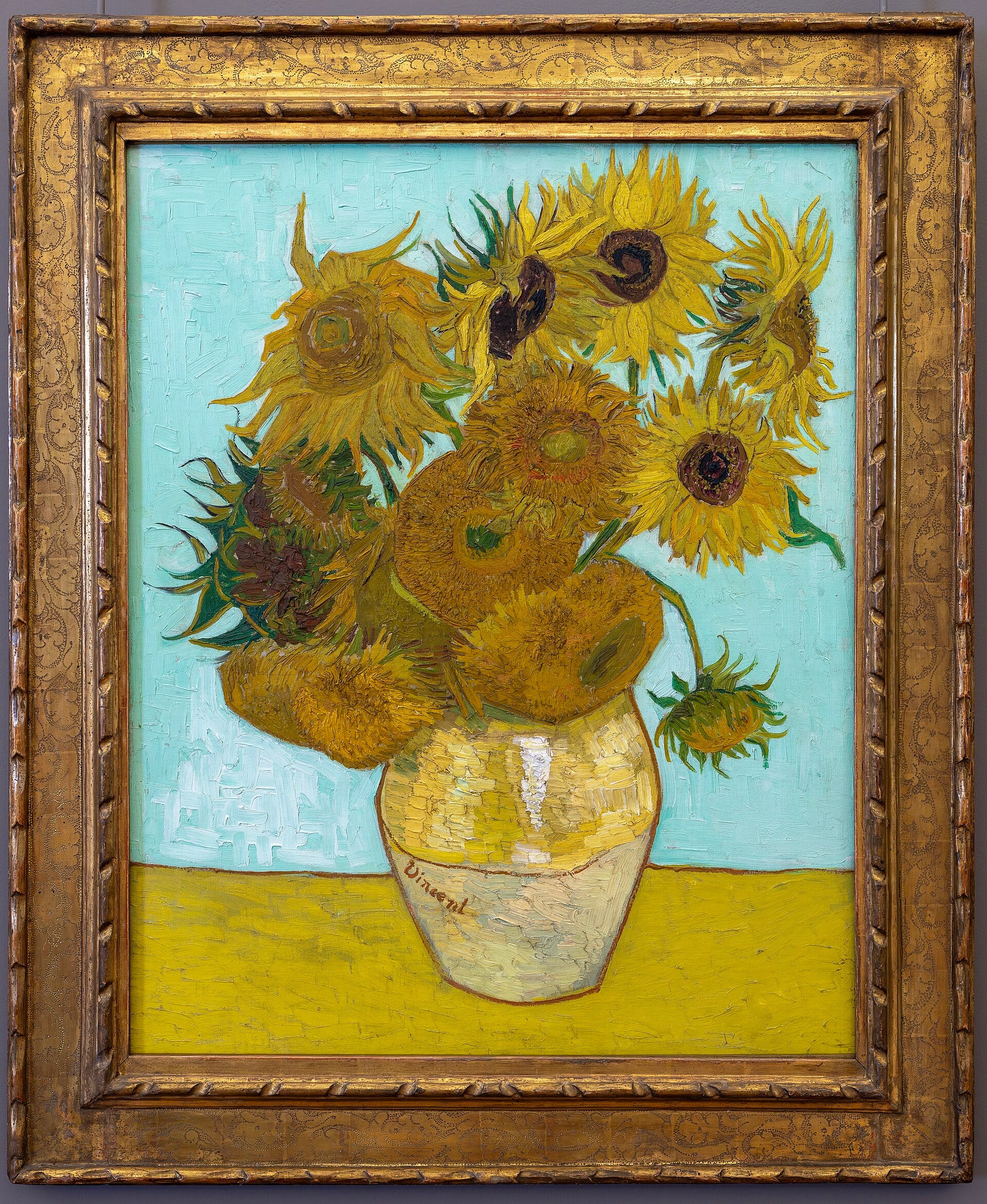 Solrosor (Stilleben: Vas med tolv solrosor) - Vincent van Gogh
