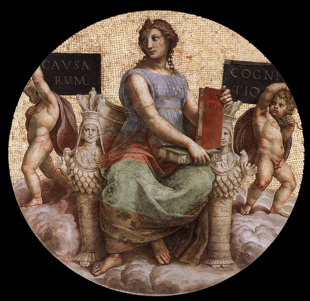 Reproduction du tableau « Philosophie - Raphaël Sanzio » par Alpha Reproduction en peinture à l’huile