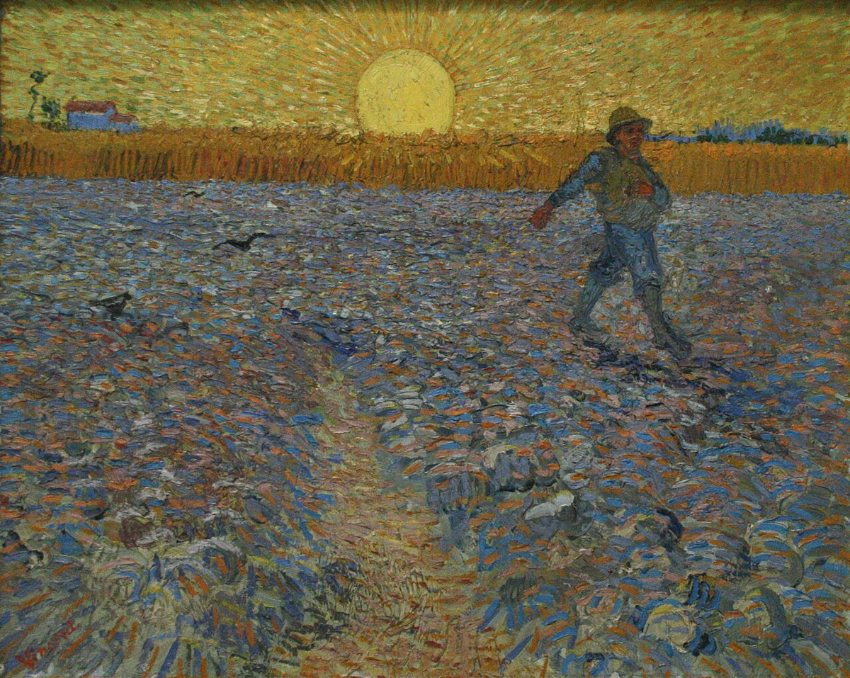 Vincent van Gogh, Le Semeur au soleil couchant, Arles, juin 1888