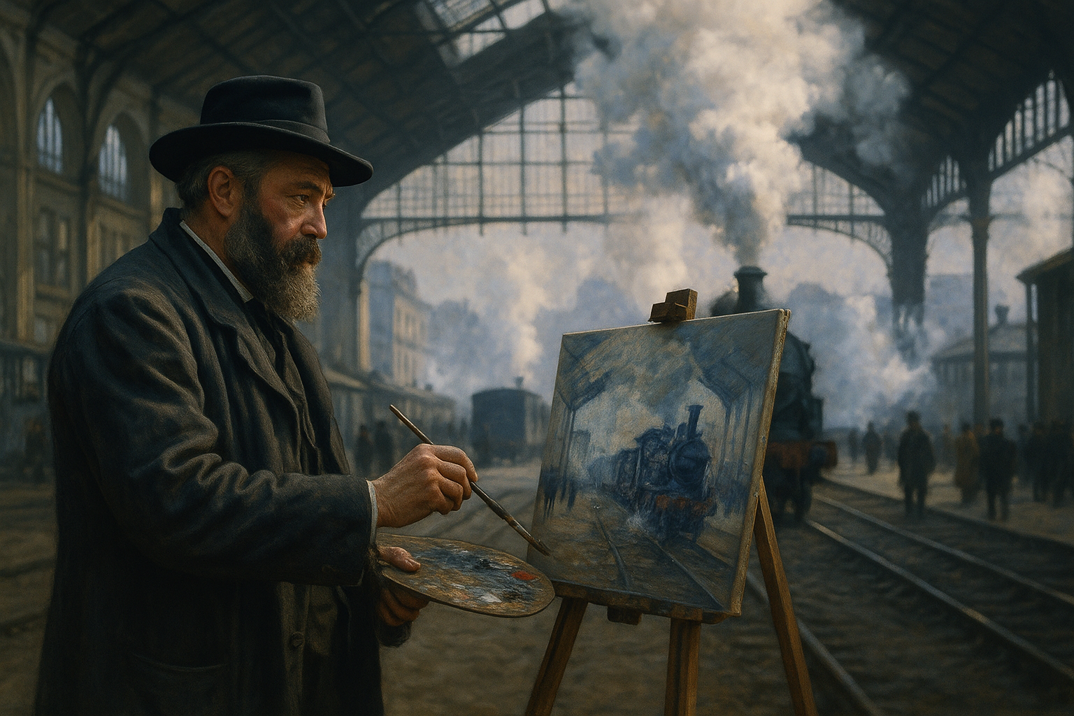 Gare Saint-Lazare: Där Monet målade moderniteten i rök