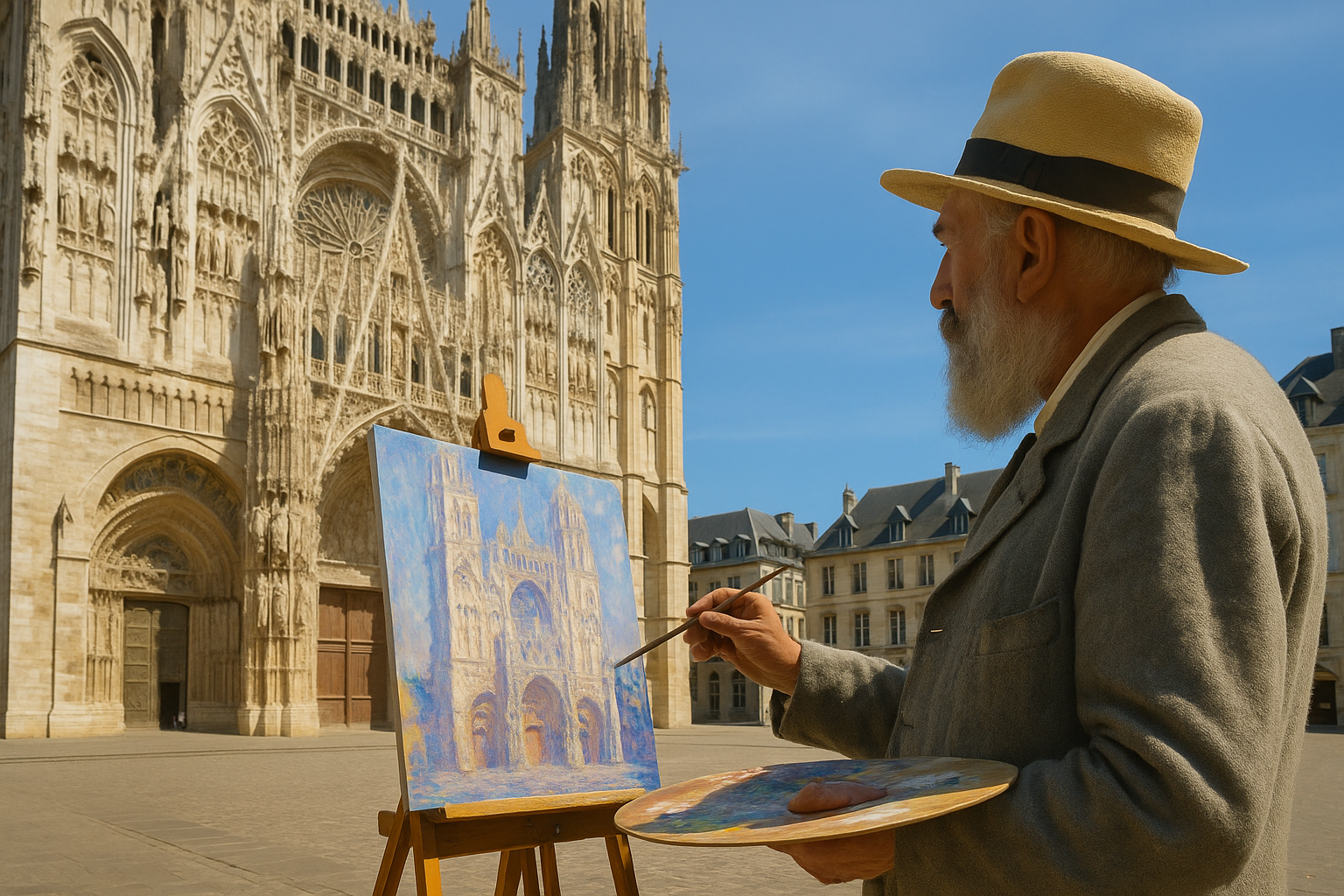 Claude Monet Rouenkatedralen: När ljuset skulpterar stenen