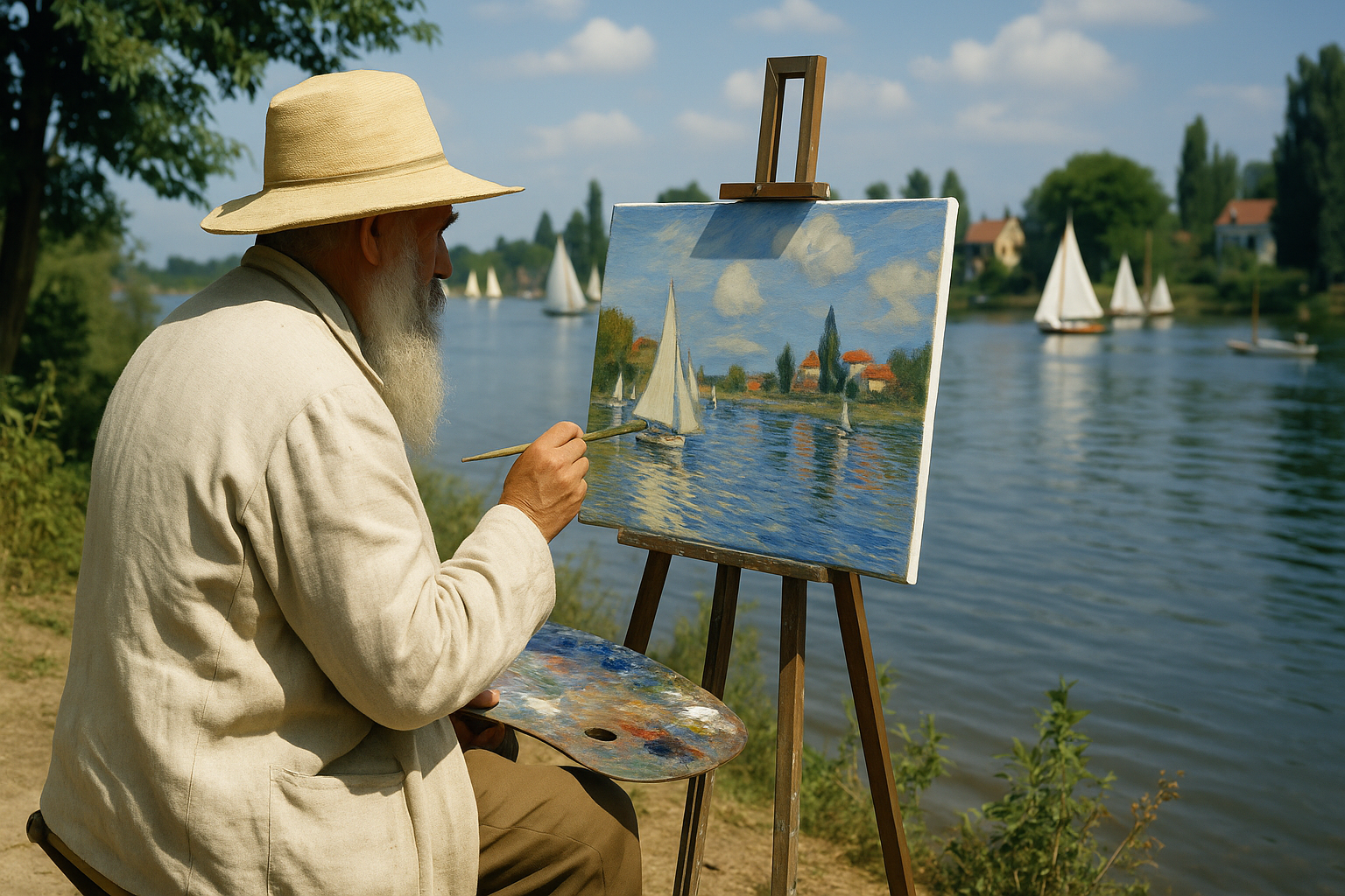 Claude Monet i Argenteuil: När ljuset omfamnar Seine