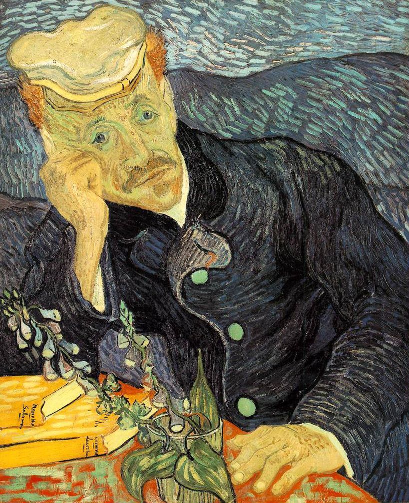 Portrait du docteur Gachet par Vincent van Gogh