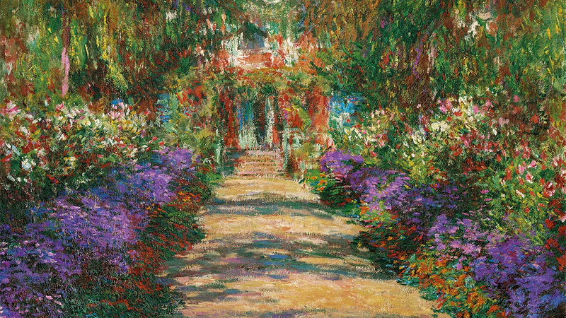 Claude Monet-trädgården