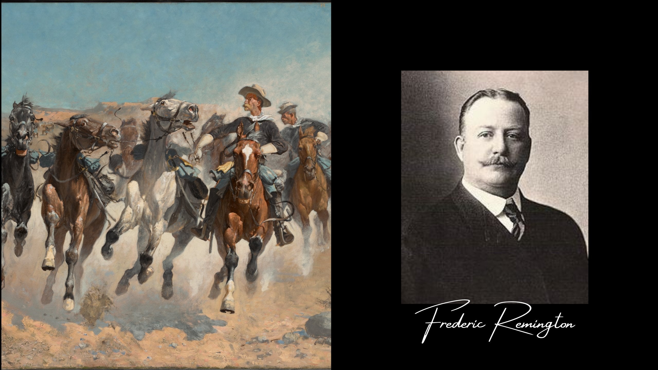 Reproductions de Tableaux de Frederic Remington