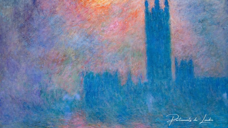 Londonparlamentet Monet
