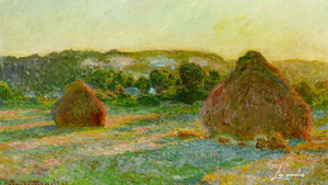 Målning Kvarn Monet