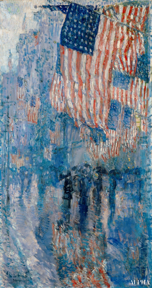 16- Childe Hassam (1859–1935) (amerikansk impressionism)