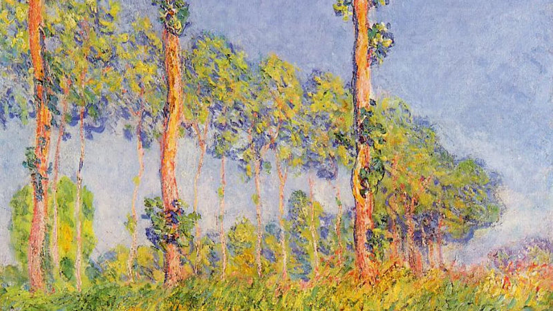 Serie Popplar av Claude Monet