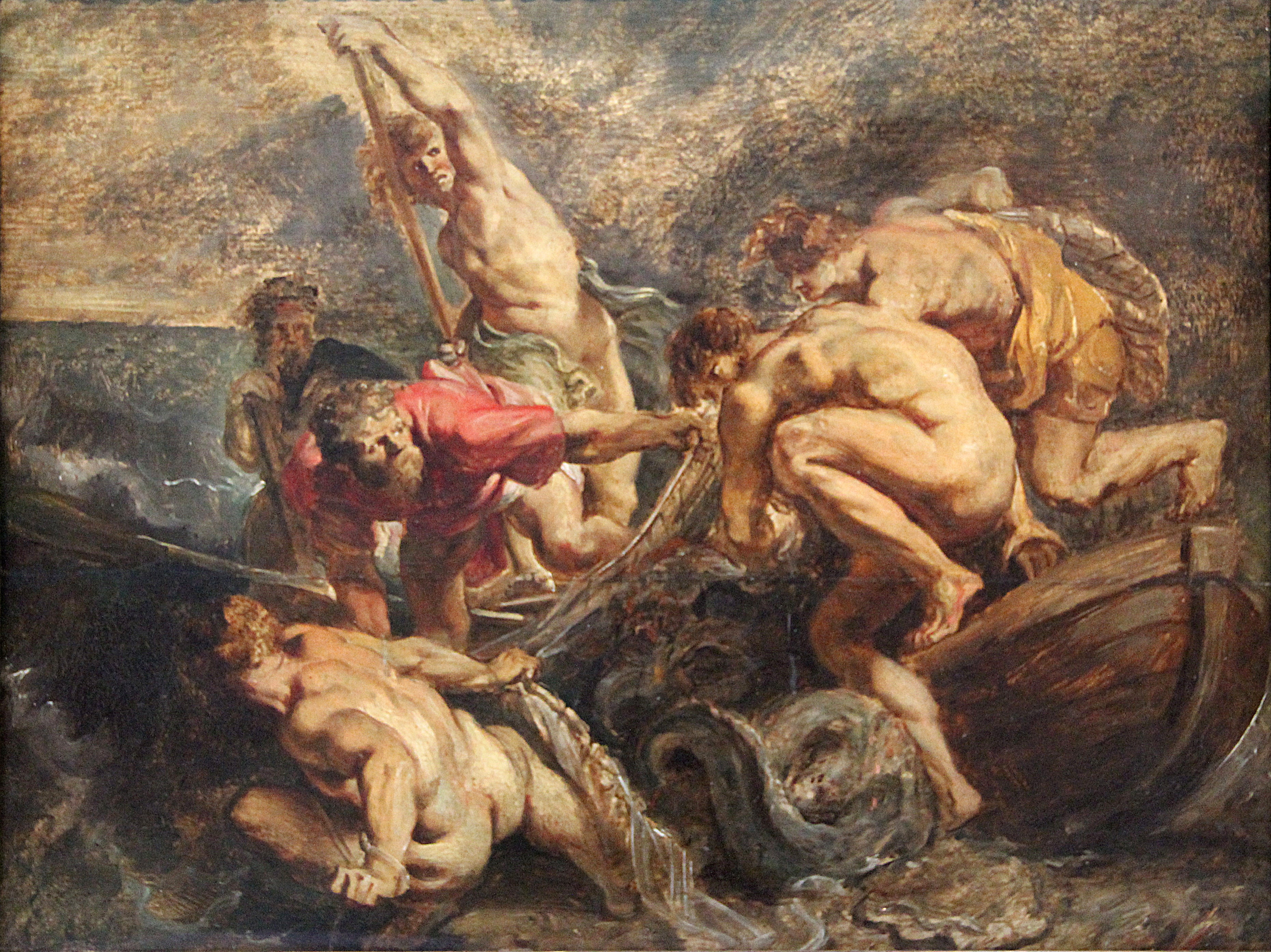 Den mirakulösa fisken - Peter Paul Rubens