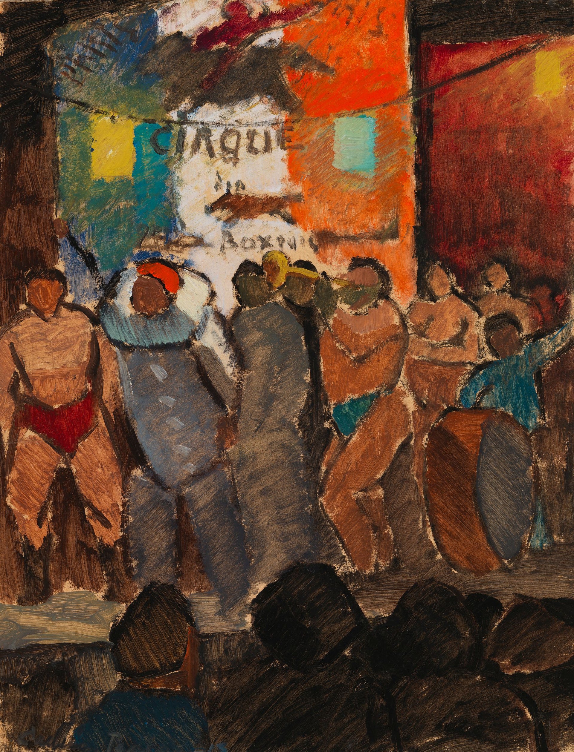Cirque à Paris, Alvar Cawén, 1913