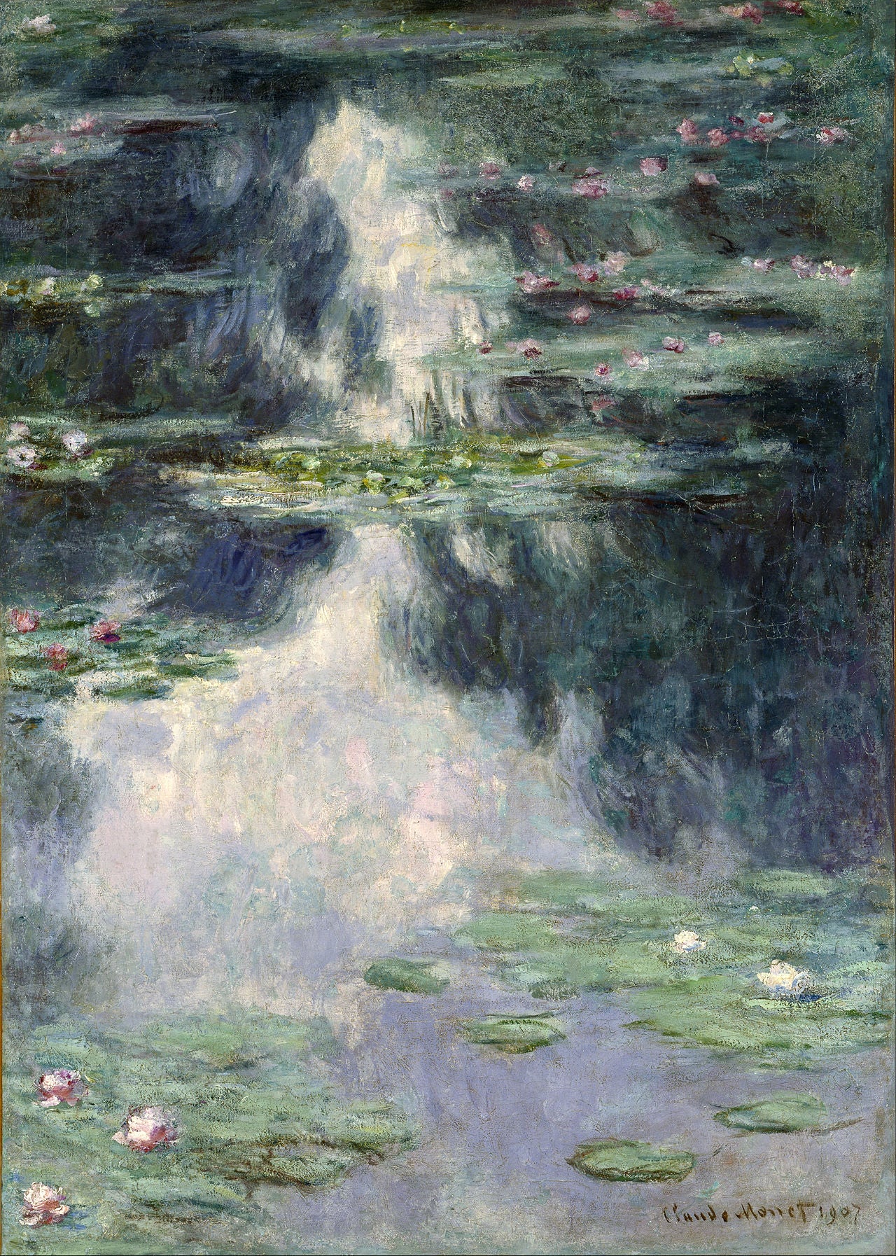 🌿 Näckrosdammen – Claude Monet (1907)