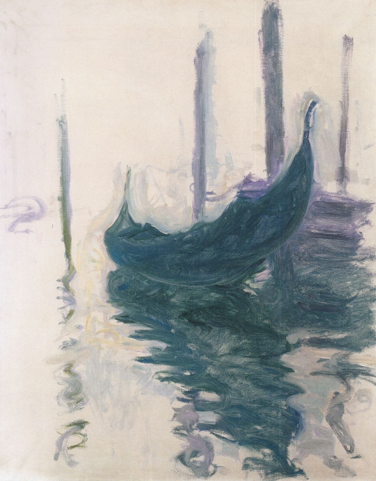Gondol i Venedig – Claude Monet, 1908