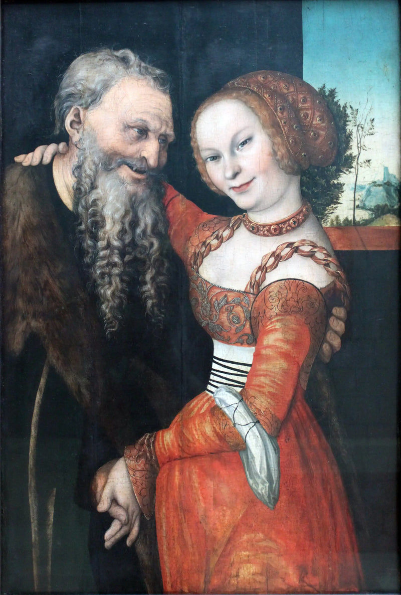 Det olämpliga paret - Lucas Cranach den äldre