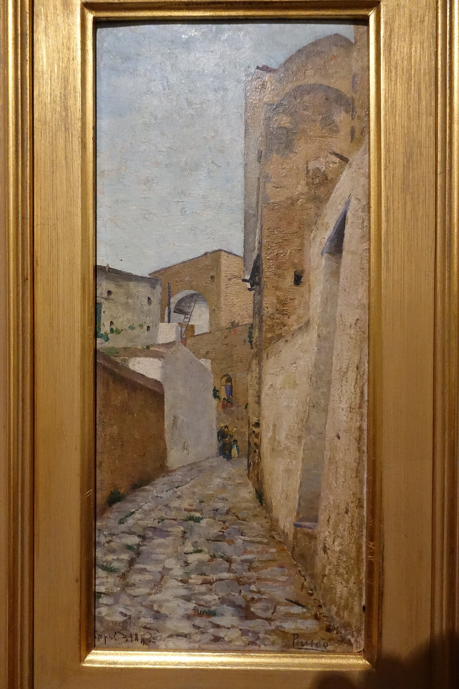 Rue de Capri, Henrique Pousão, 1882