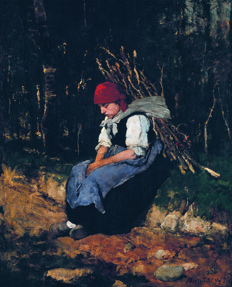 Femme portant un fagot - Mihály Munkácsy