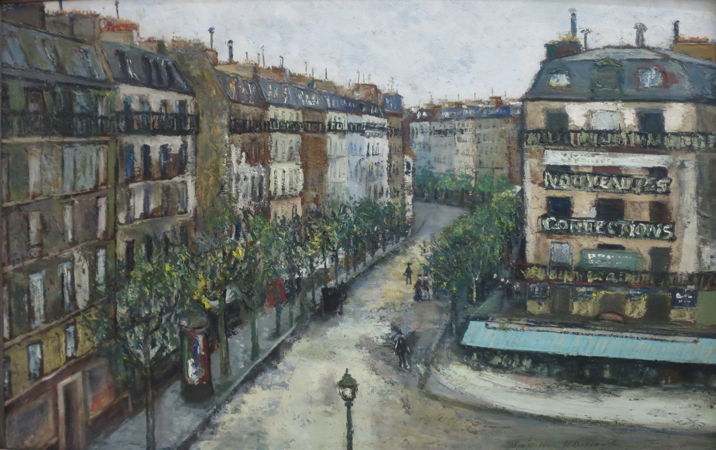 Rue Custine à Montmartre - Maurice Utrillo