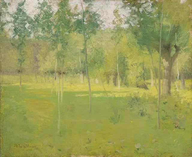 Vårlandskap - John Henry Twachtman