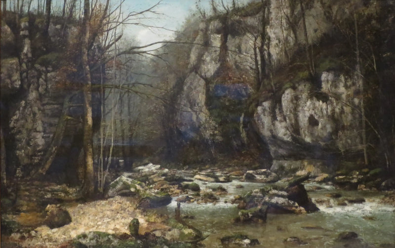 Svartbrunnens bäck - Gustave Courbet