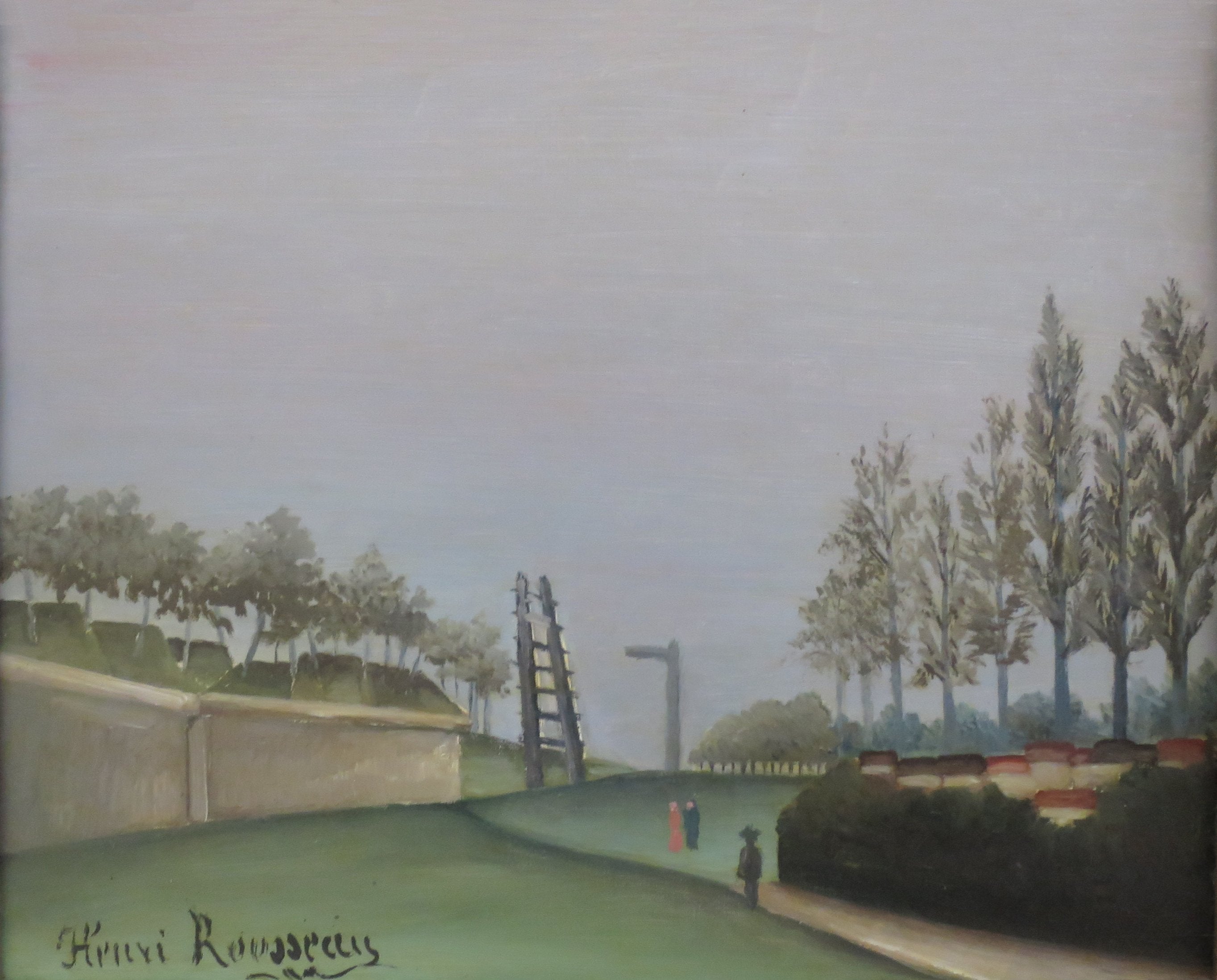 Vue des fortifications à gauche de la porte de Vanves - Henri Rousseau