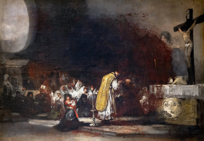Mässan för återställande - Francisco de Goya