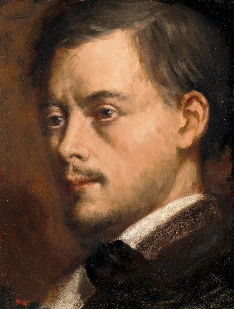 Manligt huvud - Edgar Degas