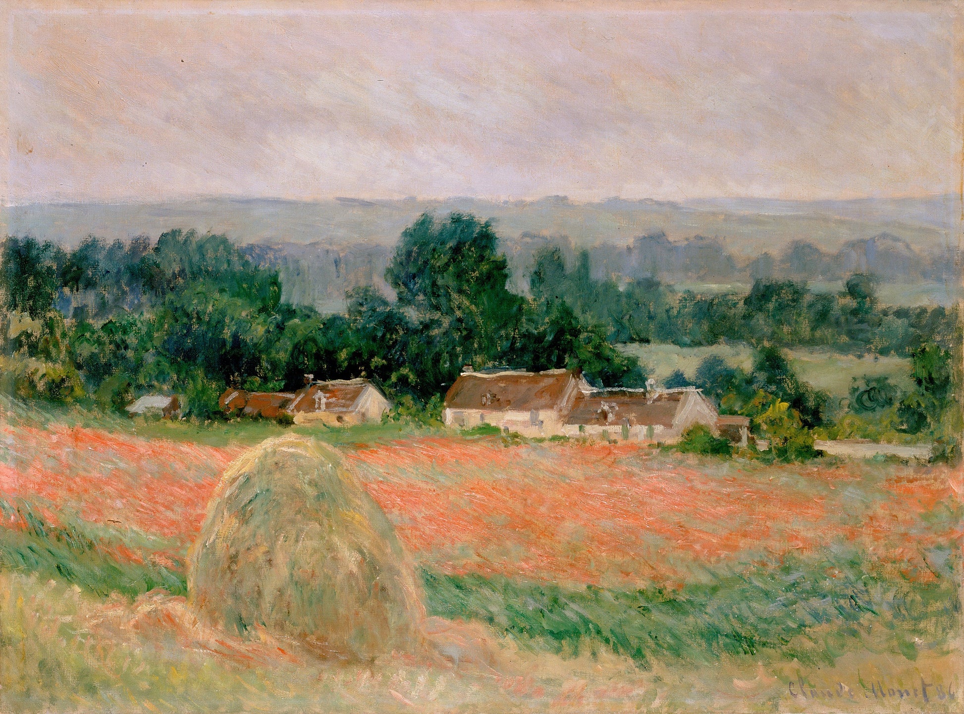 Kvarn i Giverny - Claude Monet